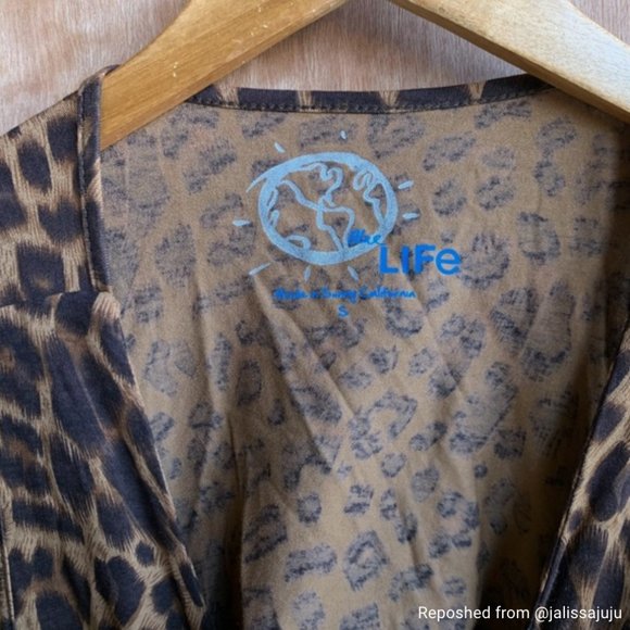 Blue life leopard cutout maxi dress - Picture 5 of 5